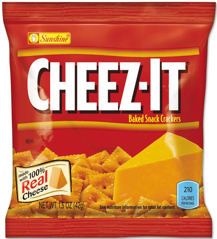 

Cheez It - США Сырные Снеки Cheese, 28 грамм