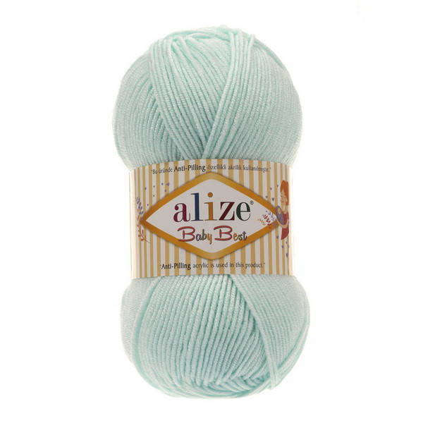 

19 Пряжа Alize Baby Best мята