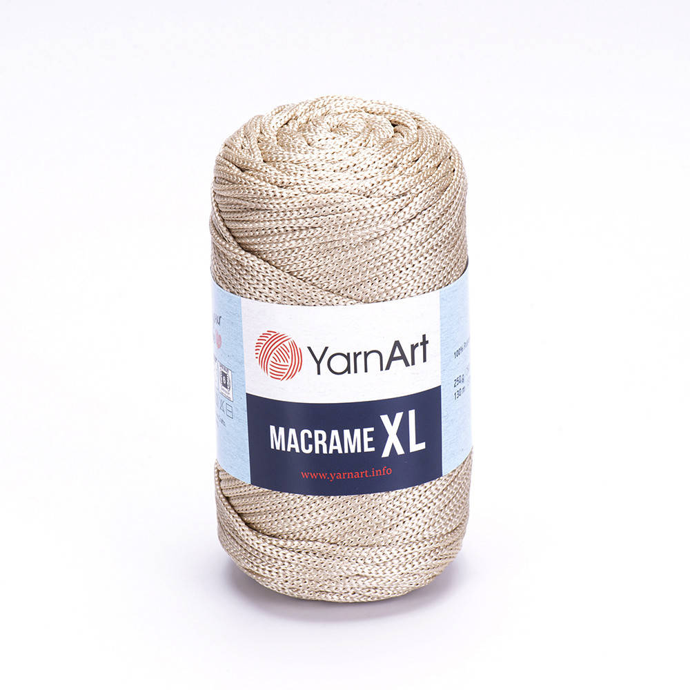 

Yarnart Macrame XL (Ярн Арт Макраме XL) № 166 бежевый (Пряжа для вязания, нитки для макраме)