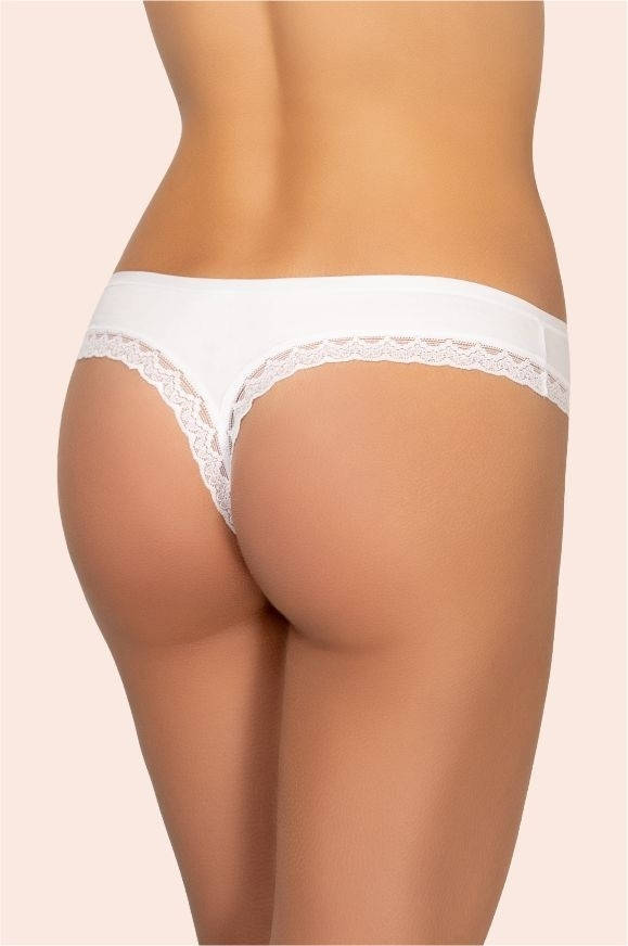 

Хлопковые трусики стринги Kleo 164С cotton L, Белый