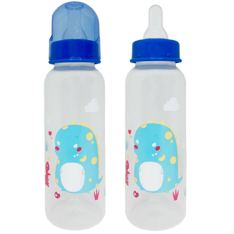 

Бутылочка пластиковая для кормления 250 мл 0206, Голубая, Голубой
