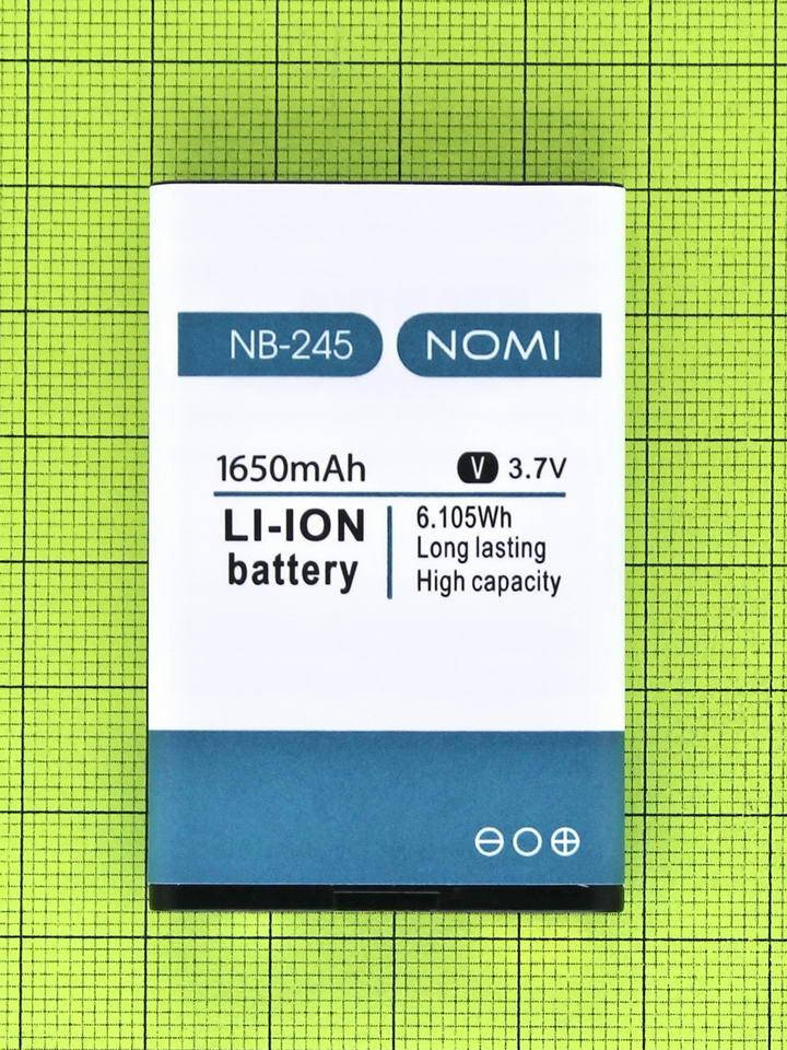 

Акумулятор NB-245 Nomi i245 X-Treme 1650mAh Оригінал