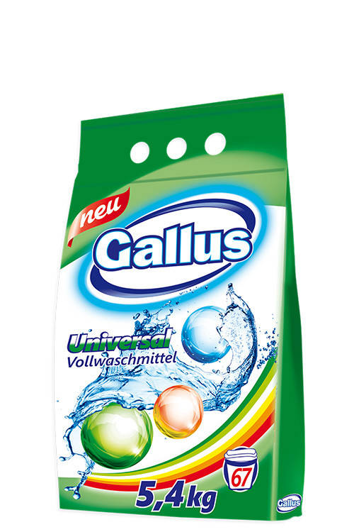 

Стиральный порошок Gallus Universal универсальный 5,4 кг
