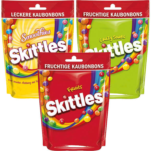 

Конфеты драже Skittles 160г (3 вида)