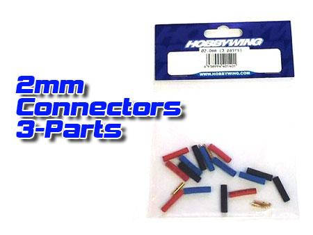 

Коннекторы HOBBYWING Banana Plug (бананы) 2,0мм