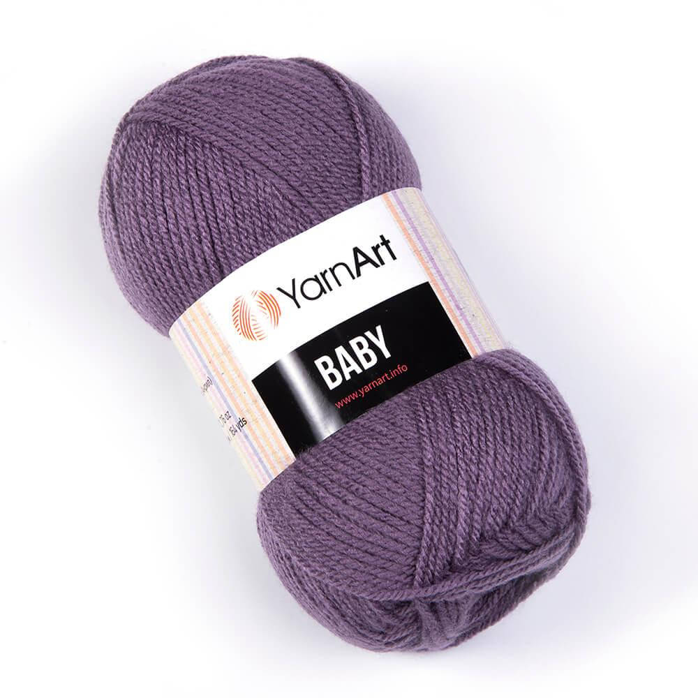 

Пряжа YarnArt Baby 852 сливовый