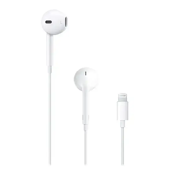

Проводные наушники Apple MMTN2ZM/A White вкладыши с микрофоном, Lightning