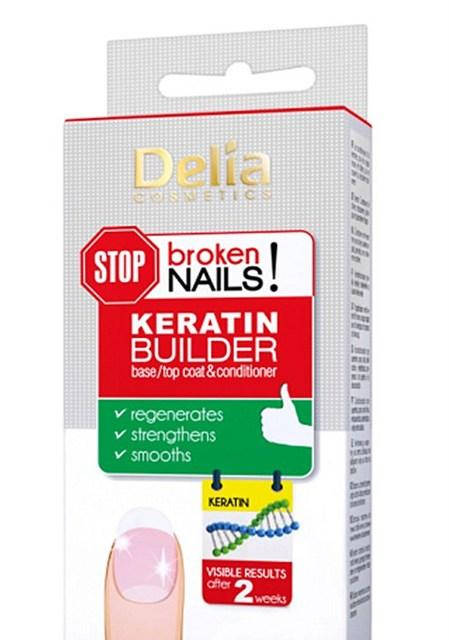 

Укрепляющий кондиционер для ногтей Delia Cosmetics Coral Pharma Keratin Bulder 11 мл