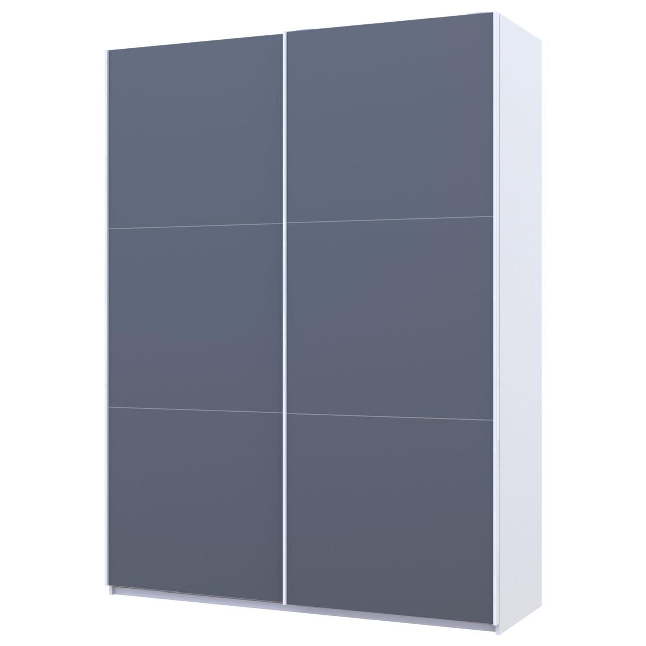 Шафа купе Doros G-Caiser Білий Графіт 2 ДСП / 3 частини 180х60х240 (42005093) 3