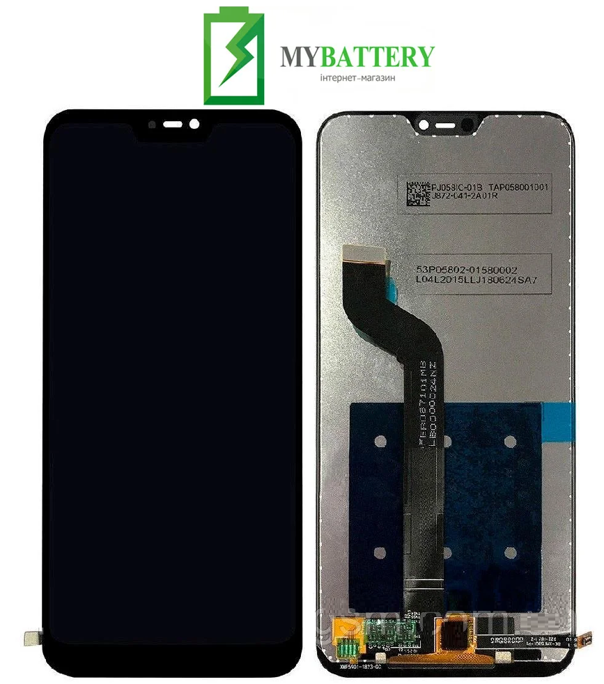 

Дисплей (LCD) Xiaomi Mi A2 Lite/ Redmi 6 Pro с сенсором черный