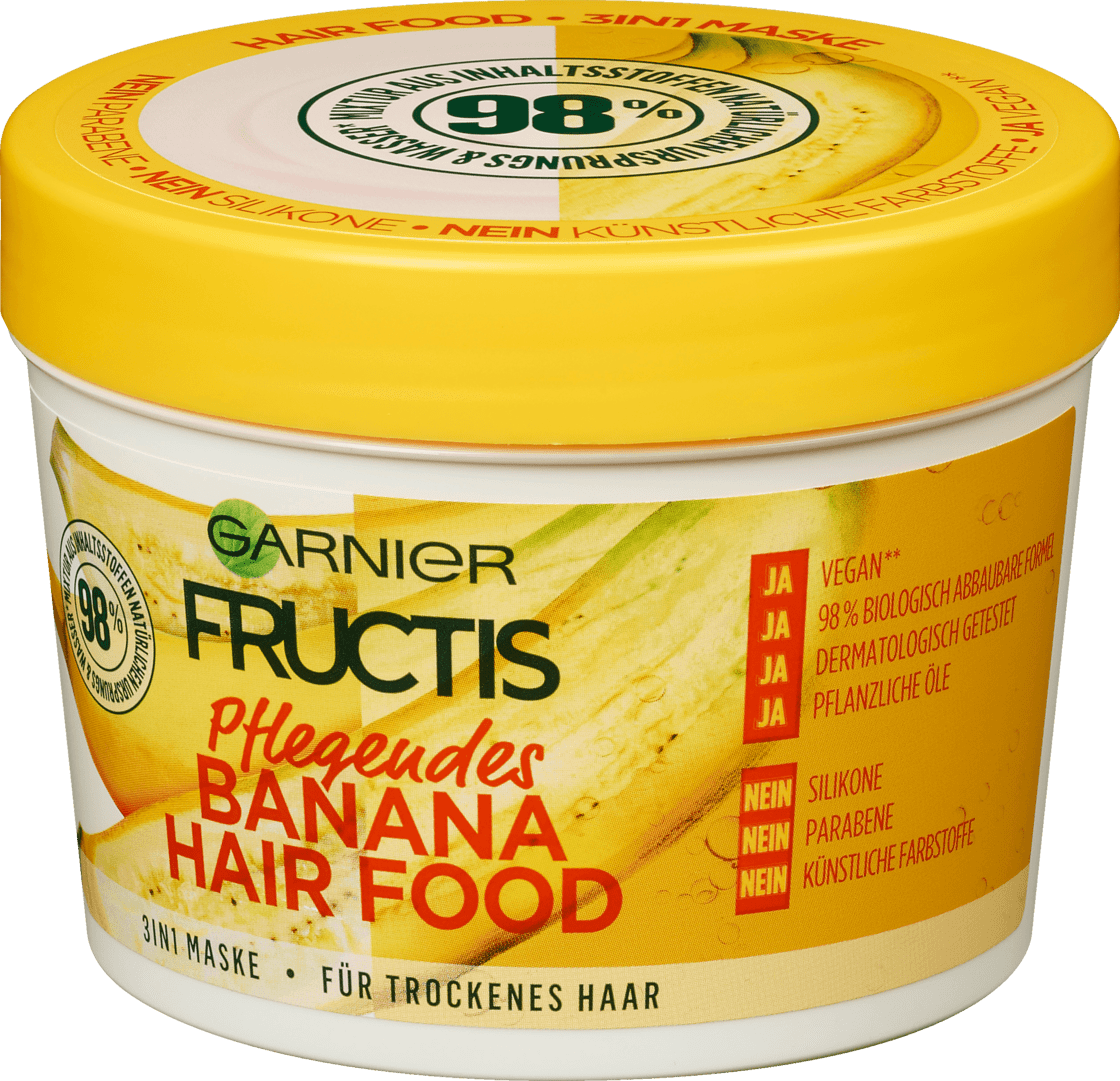 

Питательная маска для волос GARNIER FRUCTIS HAIR FOOD BANANA, 390 мл.