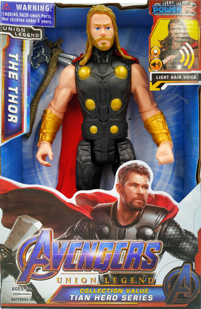 

Фигурка герои Марвел (Avengers - Мстители) Тор | Tor 30 см со звуком Marvel