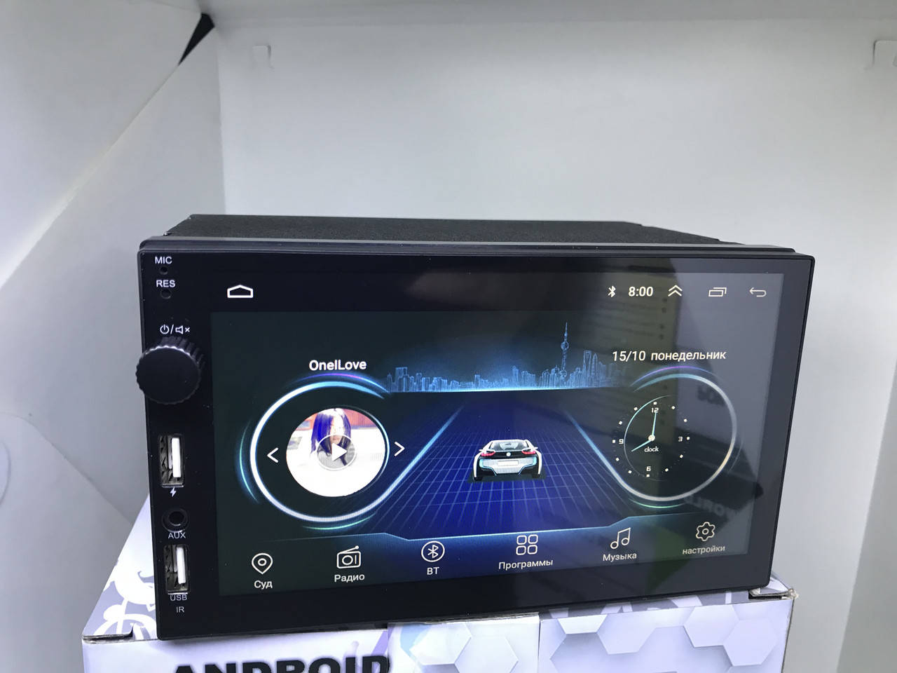 

АвтоМагнитола 2din Pioneer GPS Android 8.1+WiFi+4Ядра, 2/16 2020г