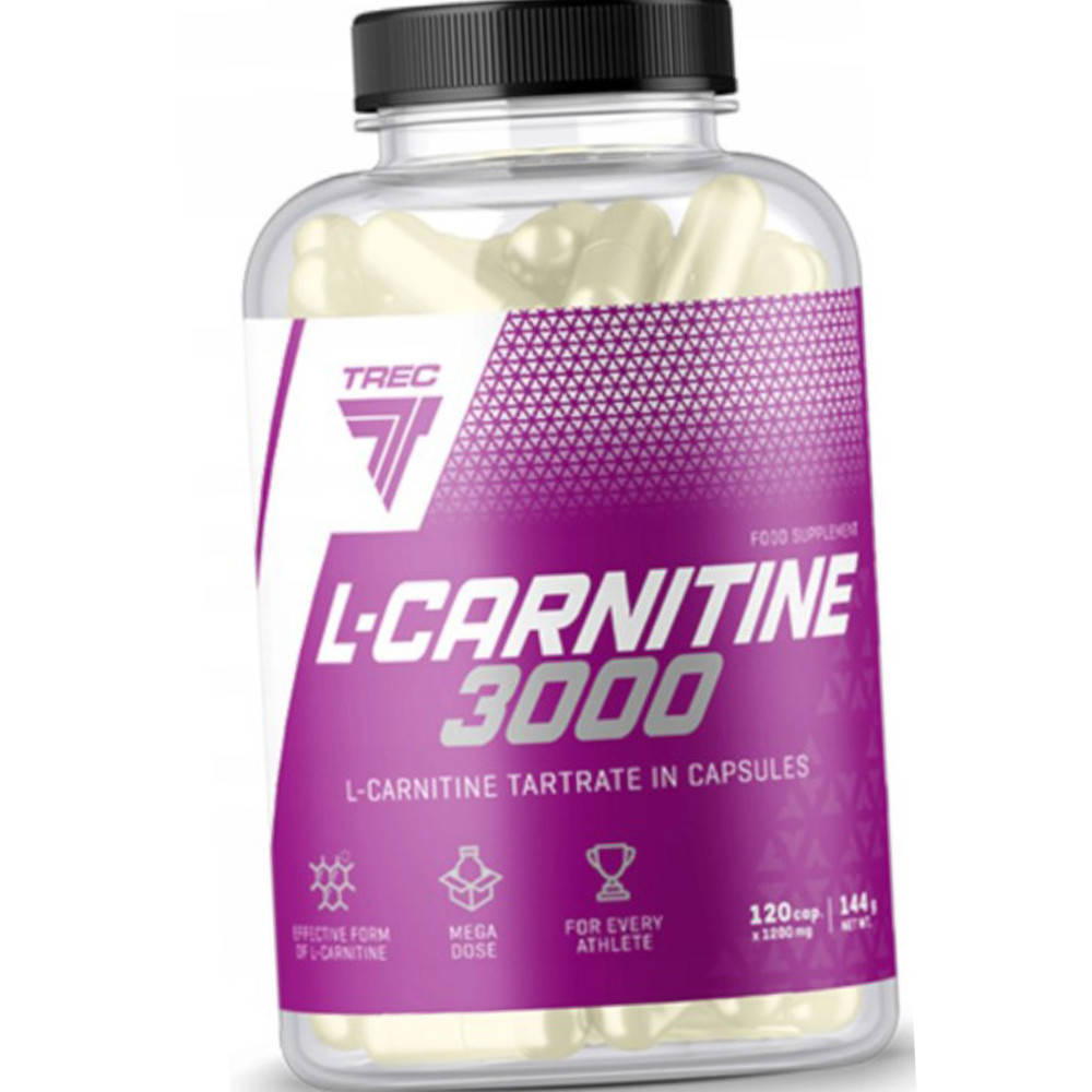 

Л-карнитин TREC nutrition L-Carnitine 3000 120 caps Капсулы для снижения веса и похудения для женщин и мужчин