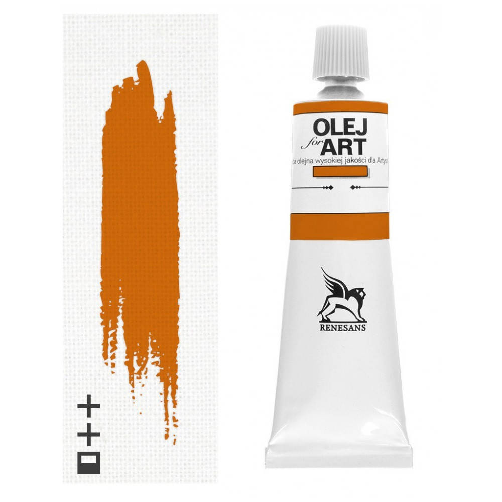 

Фарба олійна, Індійська жовта, 60мл, Renesans