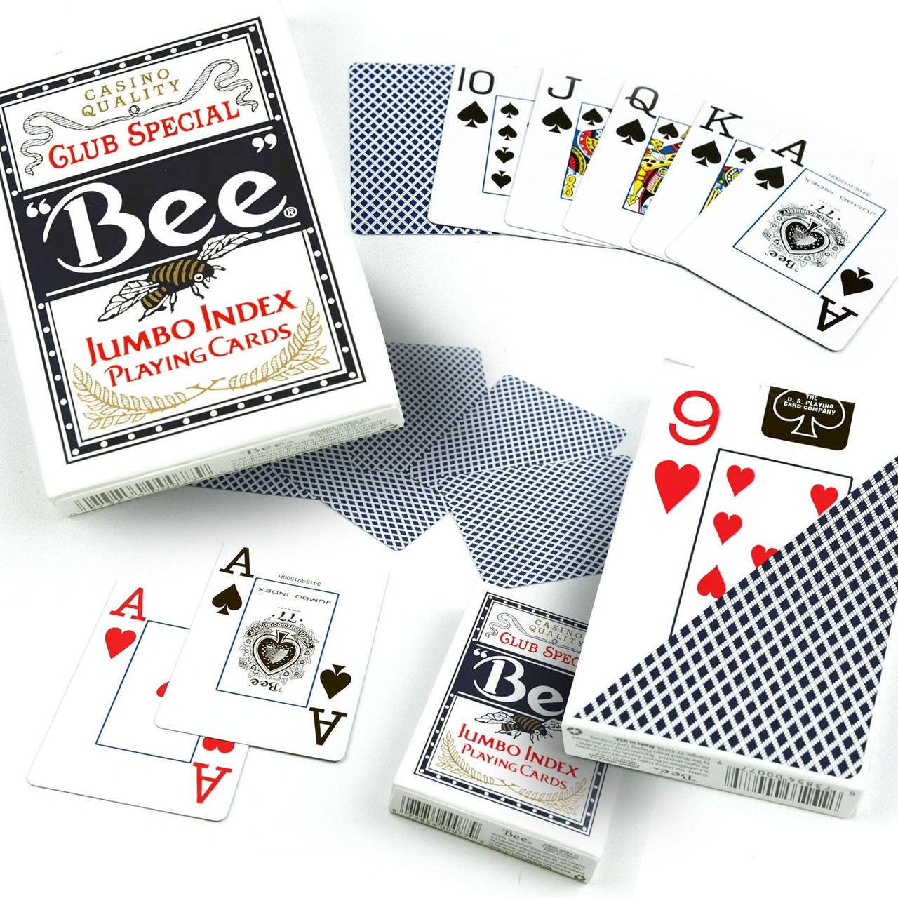 

Карты игральные | Bee Jumbo Index синяя