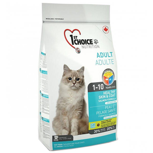 

1st Choice Adult Healthy Skin&Coat сухой корм для взрослых кошек 10 кг