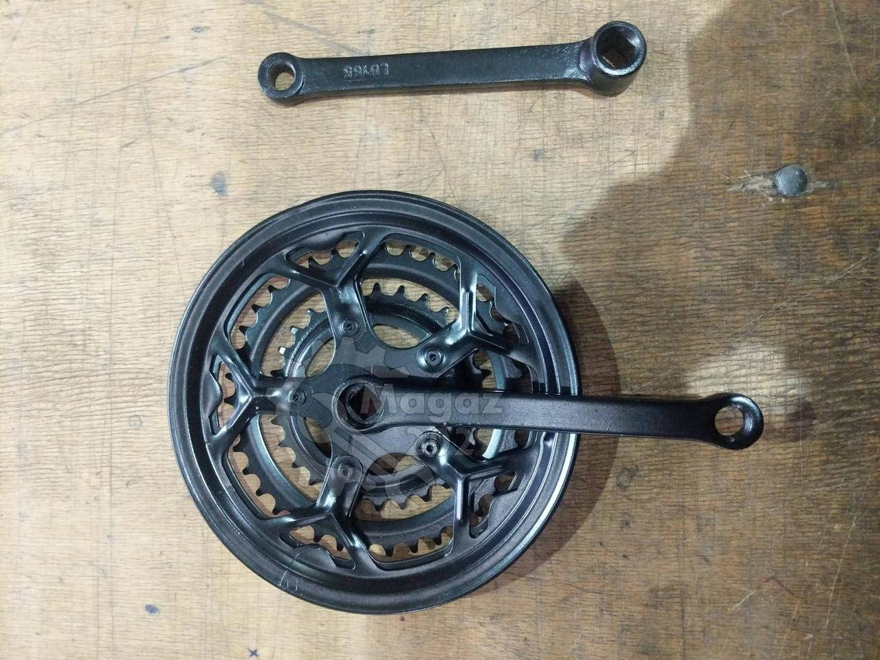 

Звезды велосипедные (передние) 28/38/48T +2 шатуна L- 170mm,квадрат , черные) DS