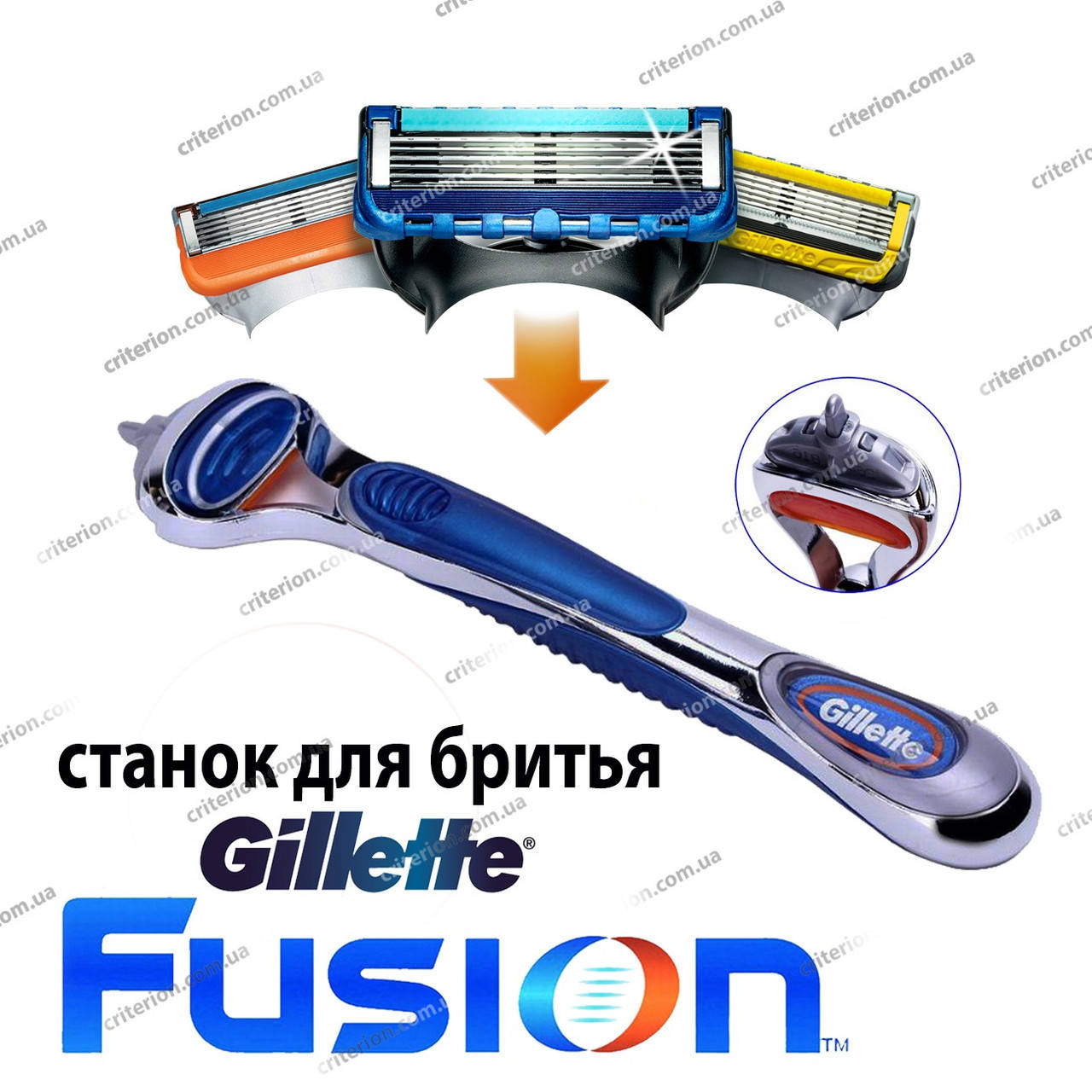 

Бритвенный Станок Gillette Fusion USA