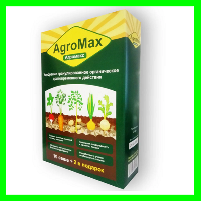 

Биоудобрение AGROMAX ОРИГИНАЛ (10саше) Стимулятор роста урожая