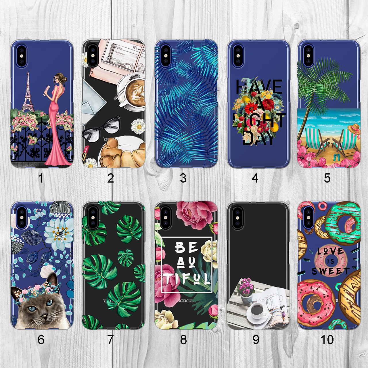 

Силиконовый чехол с рисунком для Doogee X55 (new collection)