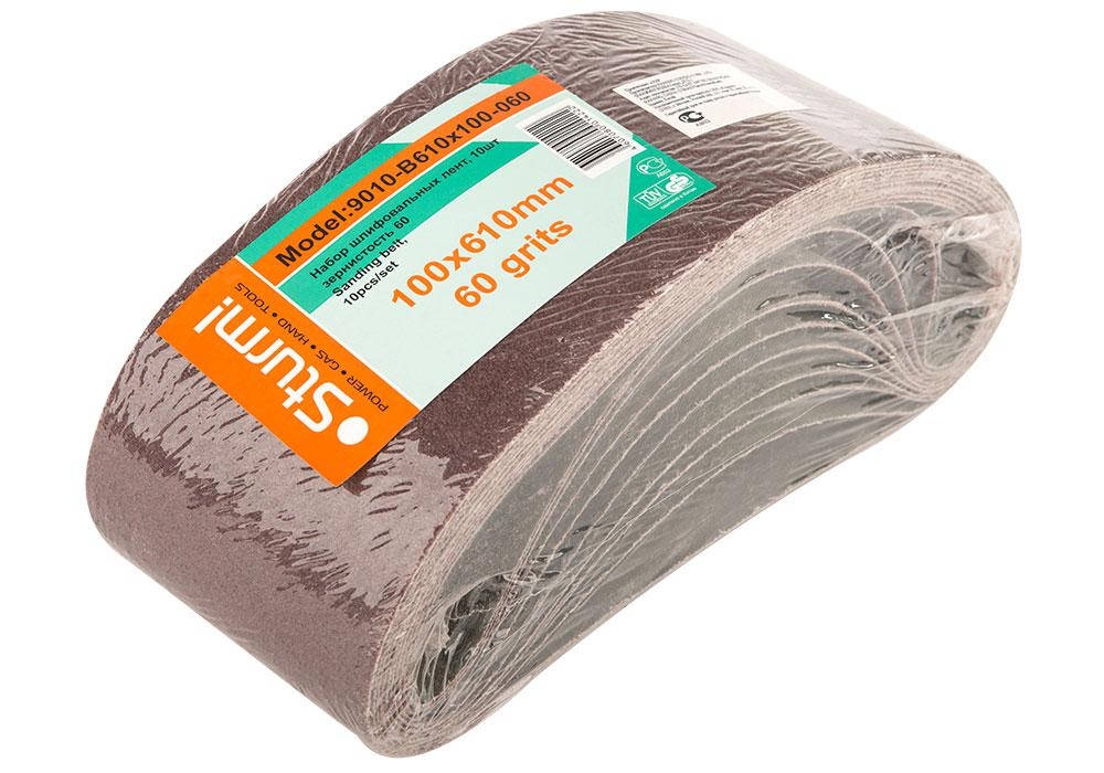 

Шлифовальная лента, Шлифлента (100х610мм, Р60, 10шт) Sturm 9010-B100x610-060