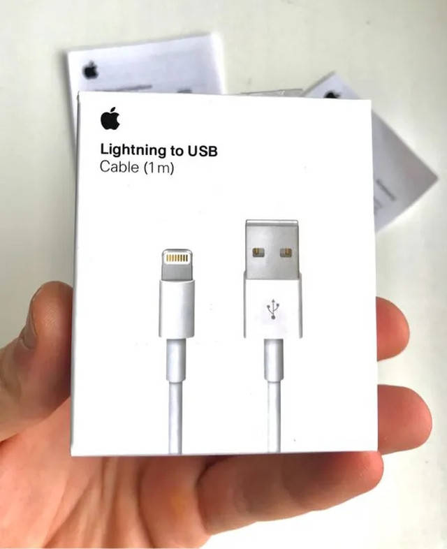 

Шнур зарядка для iphone lightning USB 1m, Белый
