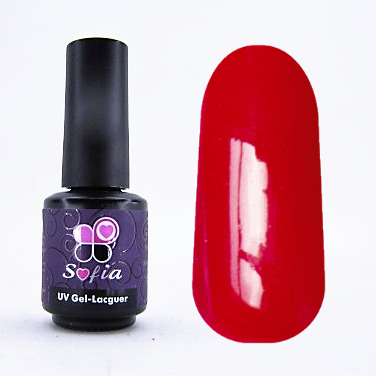 

Гель -лак №3 UV Gel-Lacguer SOFIA 8.6 мл США (карминовый)