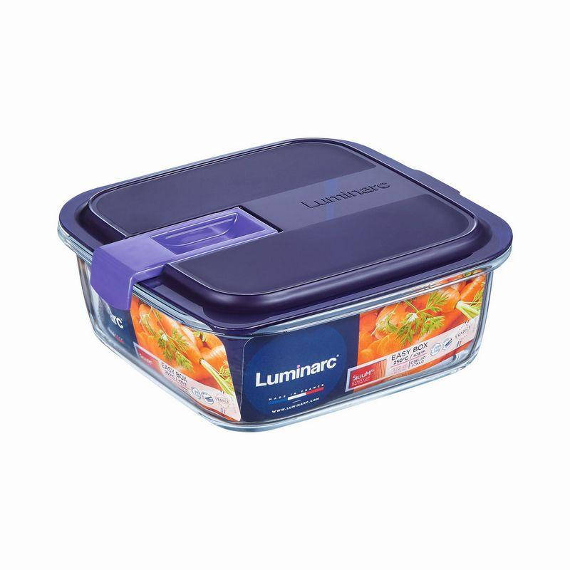 

Стеклянный контейнер для пищевых продуктов 1220 мл Luminarc Easy Box, Прозрачный