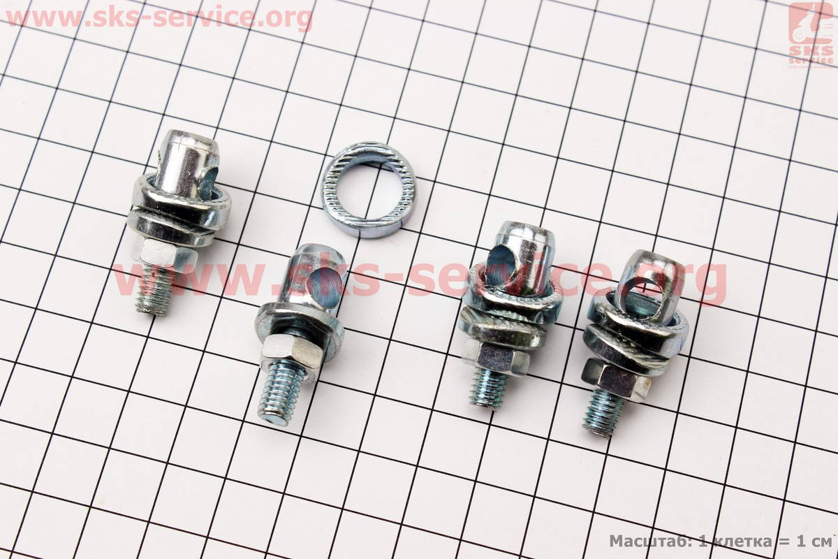 

Крепление тормозной колодки V-brake под шлиц, к-кт 4шт. (406187)