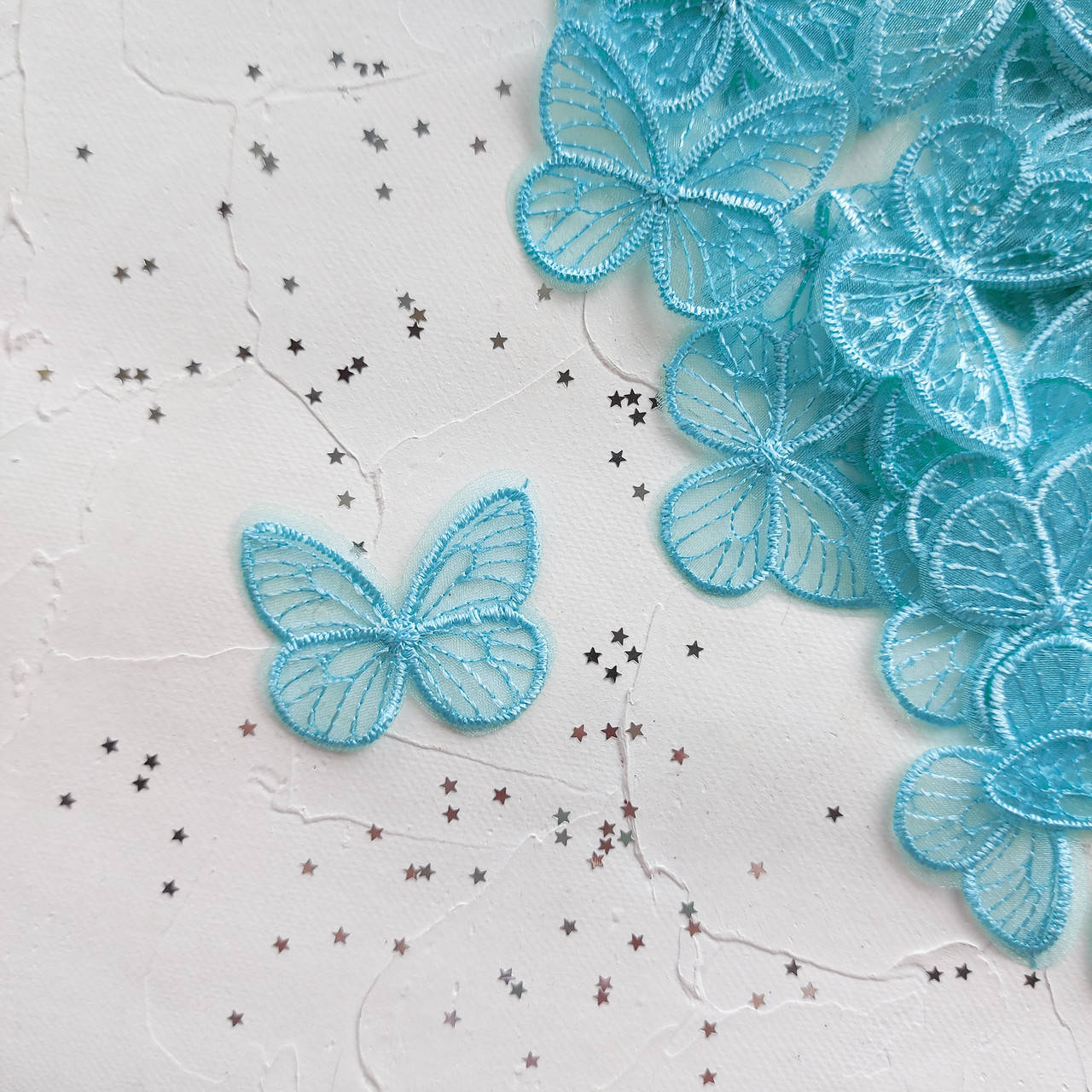 

Метелик ажурний,4.5*3.5см, МЯТНИЙ