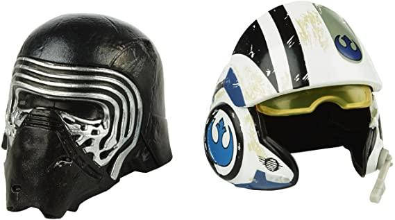 

Star Wars Black Series Die Cast Kylo Ren & Poe Dam набор из Шлемы героев из Звездные войны Hasbro B6001, Черный