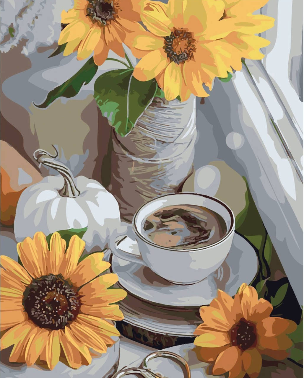 

Картина по номерам Кофейный натюрморт, 40х50 (SY6504)