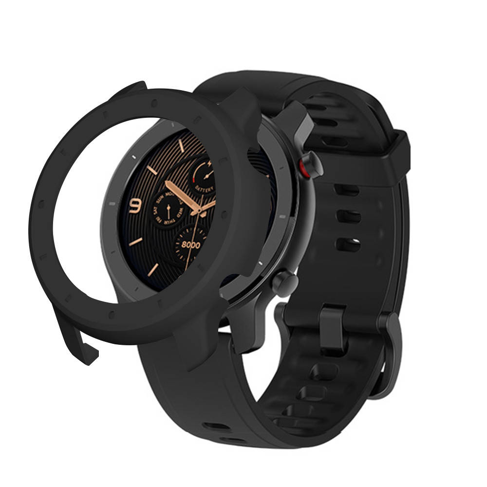 

Чехол-бампер DK Пластик Outlines для Xiaomi Amazfit GTR 42mm (1909) (black)