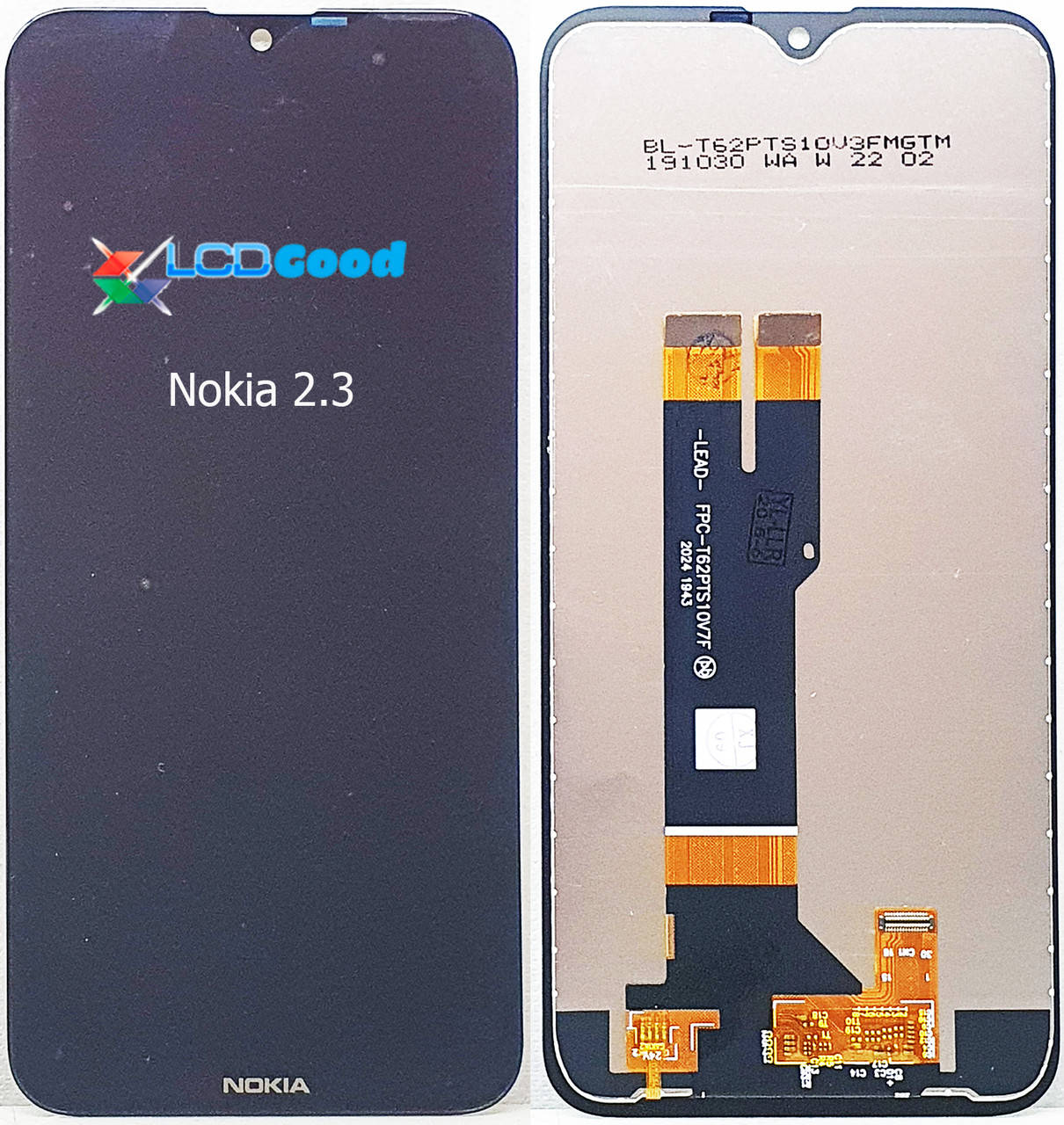 

Модуль ( дисплей + сенсор ) Nokia 2.3 TA-1211 TA-1214 TA-1206 TA-1209 Чорний, Черный