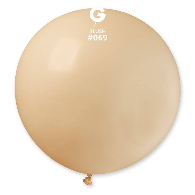 

Латексный воздушный шарик 31" пастель 69 телесный 1шт Gemar