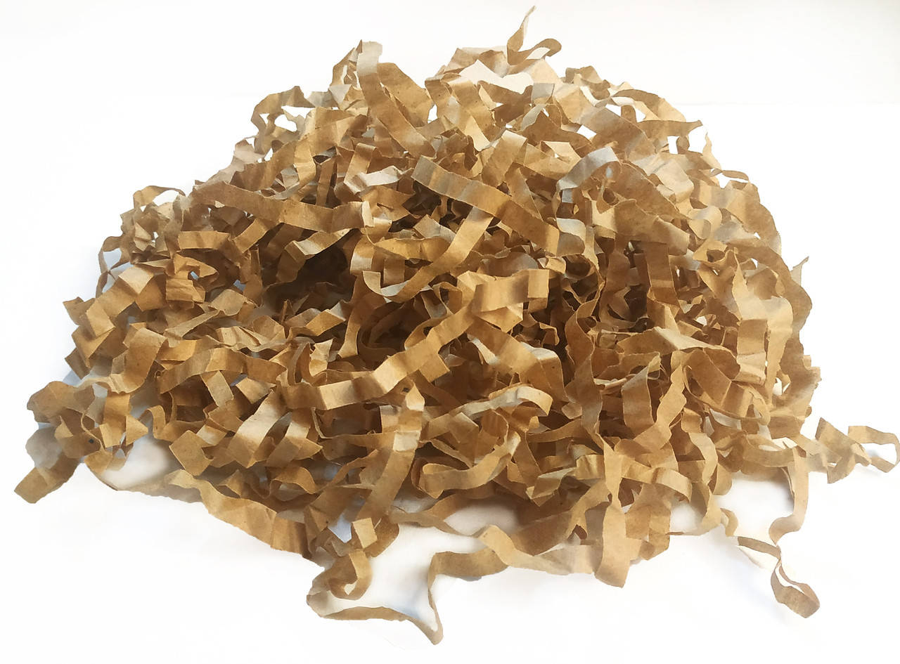 

Бумажный наполнитель (крафт) для упаковки подарков 15г., Коричневый