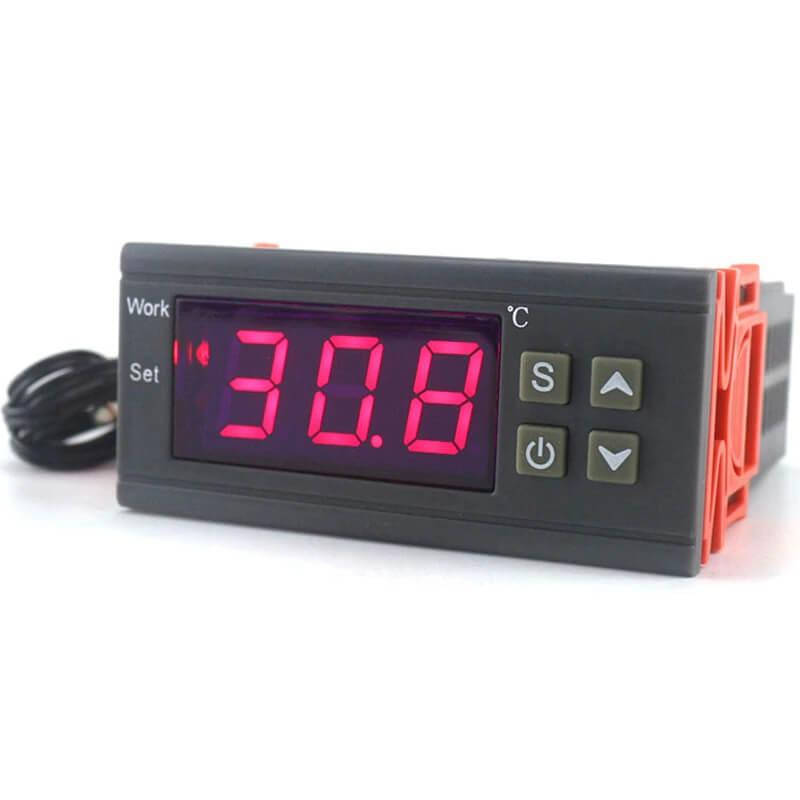 

Терморегулятор MH1210W (точность 0.1°C), 220В 10А, -50 ~ +110°C, с выносным датчиком