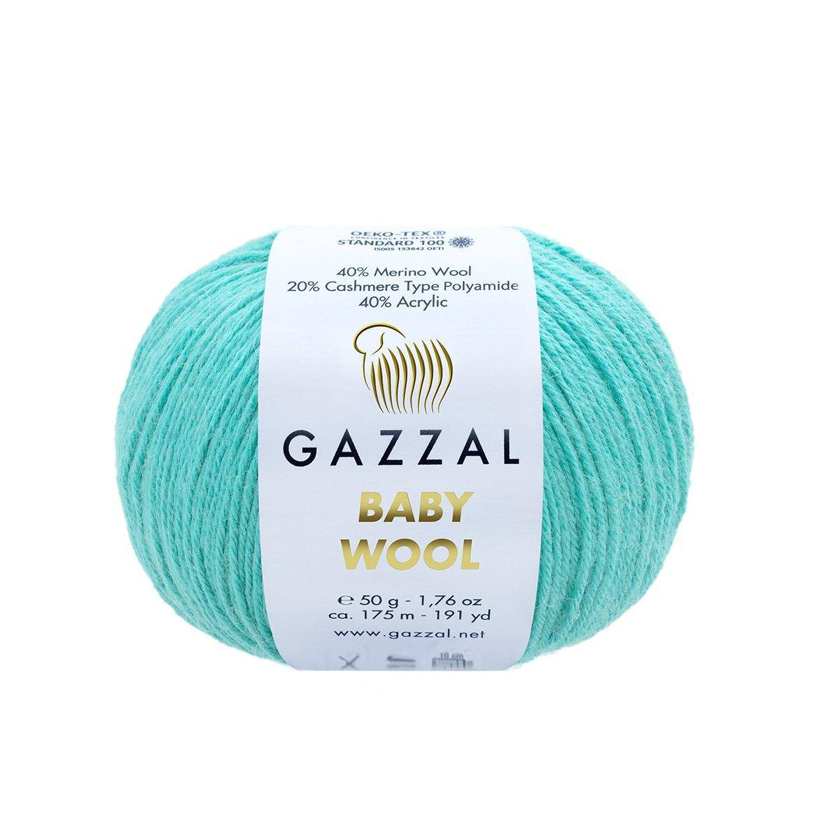 

Gazzal Baby Wool № 820 бирюза