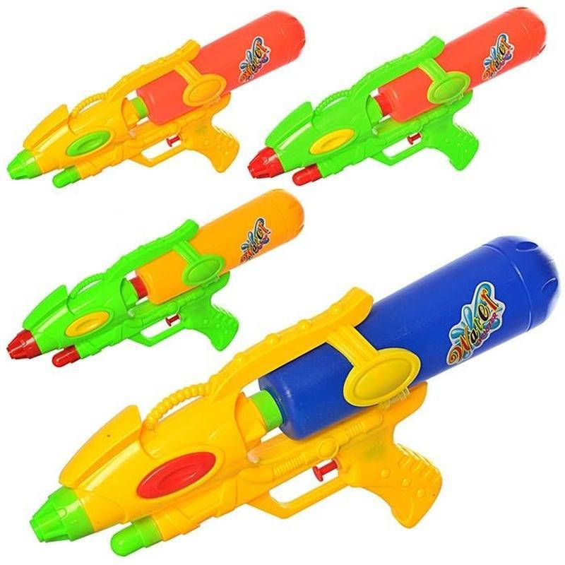 

Водяной пистолет MR 0302 размер средний 34 см оружие детское для мальчиков вода, Разные цвета