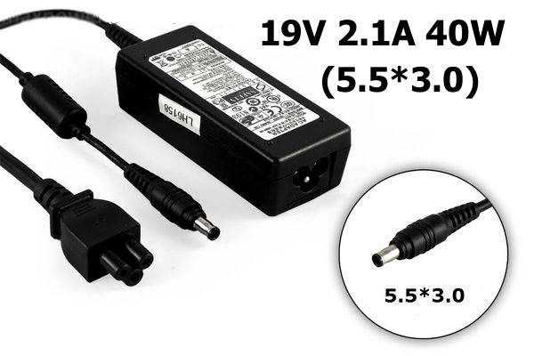 

Блок питания для ноутбука Samsung 19V 2.1A 40W 5.5x3.0mm