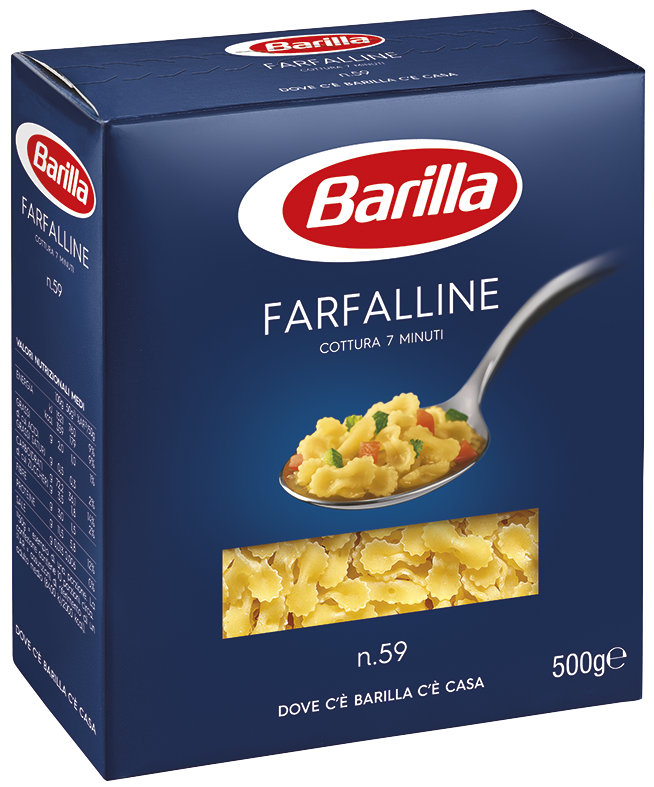 

Макароны BARILLA Farfalline №59 500г, 16шт/ящ