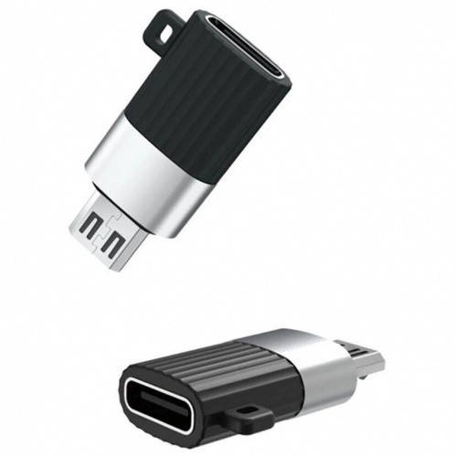 

Перехідник XO NB149C Type-C - MicroUSB (Чорний), Черный