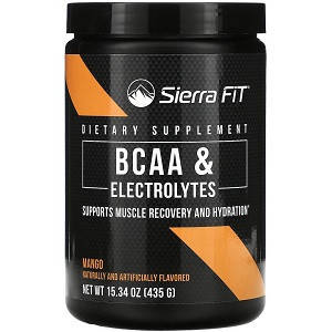 

Аминокислоты (БЦАА) Sierra Fit BCAA & Electrolytes 7gram BCAAs (435 грамм.)