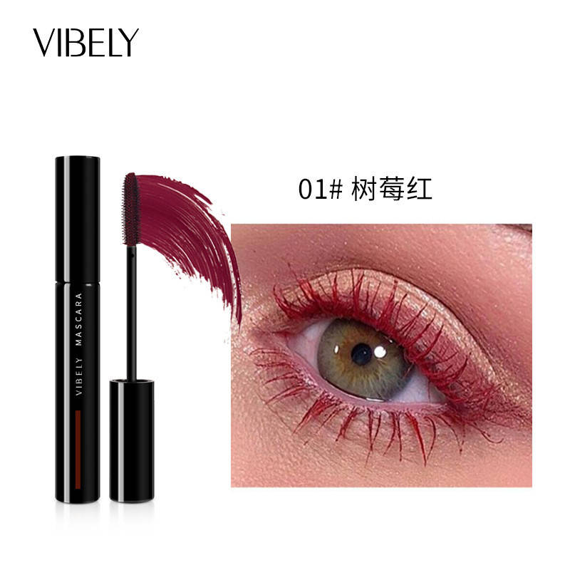 

Тушь для ресниц Vibely Color Bloom Mascara #01 - Красный, 8г