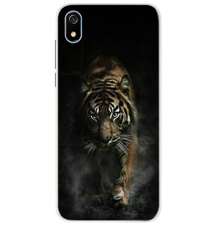 

Чехол Print для Xiaomi Redmi 7A силиконовый бампер Tiger