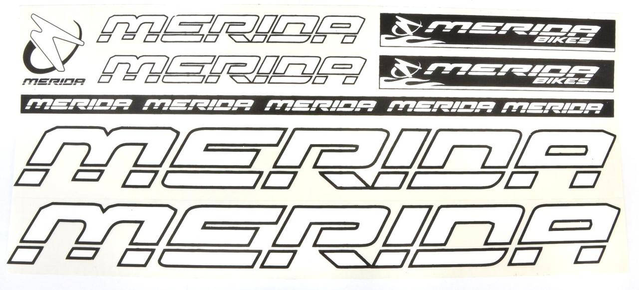 

Наклейка Merida на раму велосипеда, белый (NAK034)