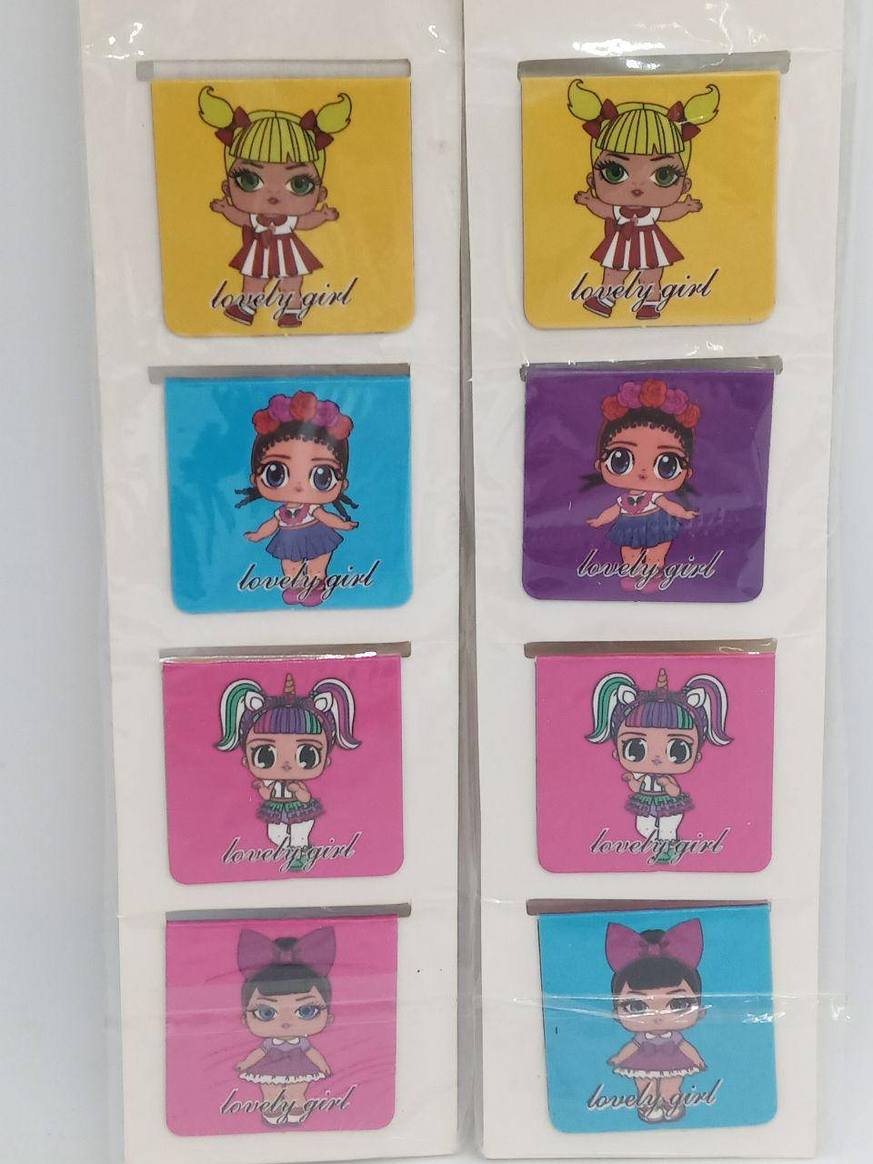 

Набор магнитных закладок. 4шт. LOL 23987 China