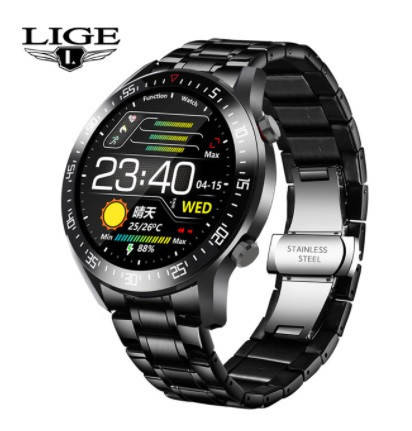 

Смарт часы Lige C2 водонепроницаемые IP68 (Черный)