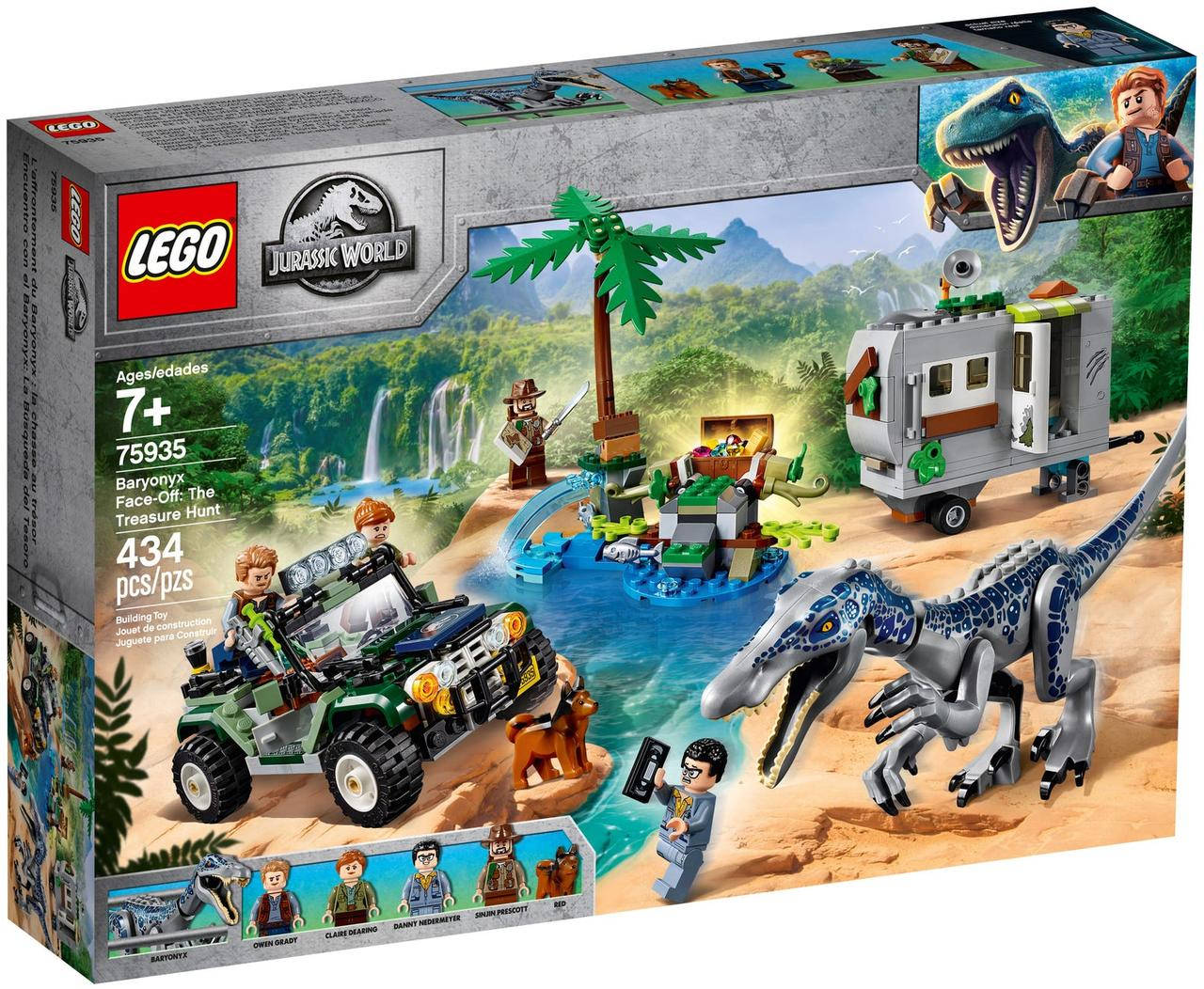 

LEGO Jurassic World 75935 Поединок с бариониксом: охота за сокровищами, Золотистый